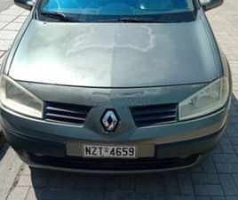 RENAULT MEGANE SEDAN RENAULT MEGANE 2004 SEDAN 1.6 16V