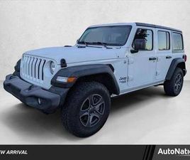 JEEP WRANGLER CONVERTIBLE UNLIMITED 2018 JEEP WRANGLER UNLIMITED 4X4 4WD SUV SPORT S CONVERTIBLE