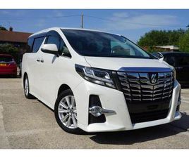 2015/15 WHITE TOYOTA ALPHARD 2.5 8SEAT MPV BOTH POWER SLIDING DOORS ULEZ