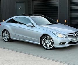 MERCEDES CLASSE E COUPE E 500 MERCEDES-BENZ E-CLASS 5.5 E500 V8 SPORT G-TRONIC EURO 5 2DR