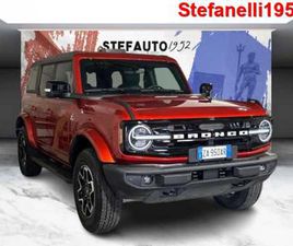 FORD BRONCO 2.7 ECOBOOST V6 OUTER BANKS 4X4 335CV AUTO DEL 2024 USATA A BOLOGNA