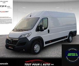 OPEL MOVANO FOURGON FGN 3.5T MAXI L4H2 165 CH PACK BUSINESS