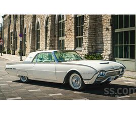 FORD THUNDERBIRD VIEGLIE AUTO RETRO AUTOMAŠĪNAS, CENA 16 800 €. 1962 FORD THUNDERBIRD 6.4 V8 AMERICAN PIECE, THUNDERBIRDS OWNER. - SLUDINĀJUMI