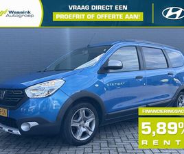 DACIA LODGY - 1.3 TCE 130PK GPF STEPWAY 5P | NAVIGATIE | ACHTERUITRIJ CAMERA | CRUISE CONTROL | DAB RADI
