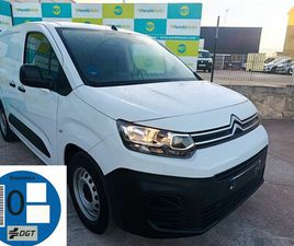 CITROEN BERLINGO VAN CITROEN BERLINGO VAN ELECTRICO 50 KW/H TALLA M