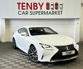 LEXUS RC 2017 (17) - 2.5 300H F SPORT COUPE 2DR PETROL HYBRID CVT EURO 6 (START/STOP) (223 PS)