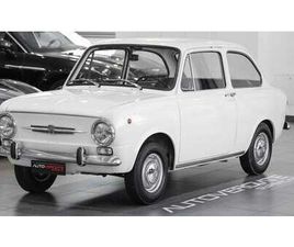 1970 FIAT 850 BLANC MANUEL, 4 VITESSES CONDUITE À GAUCHE...