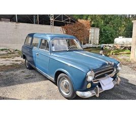 1959 PEUGEOT 403 BREAK BLEU MANUEL, 4 VITESSES CONDUITE À...