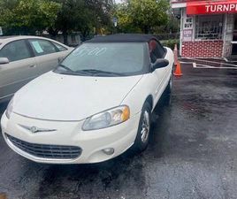 USED 2001 CHRYSLER SEBRING LIMITED 2DR CONVERTIBLE