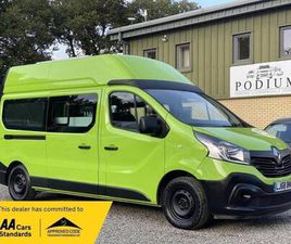 RENAULT TRAFIC 2018 RENAULT TRAFIC HIGHROOF-ROCK&ROLL BED-SINK-HOB-HEATING-A/C MOTORHOME DIESEL MANUAL