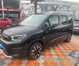 CITROEN BERLINGO SOCIETE CITROEN BERLINGO BLUEHDI 130 EAT8 MAX PACK XTR ET TECHNO GPS