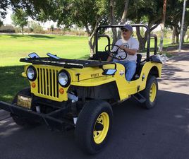 WILLYS MB 1946 WILLY'S JEEP WITH CJ5 CHASSIS AND 225 V6