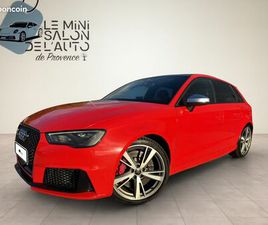 AUDI RS3 II SPORTBACK 2.5 TFSI 367 QUATTRO S TRONIC-02/2016-80.800KM-APPLE CARPLAY-TOIT OUVRANT-BANG & OLUFSEN-ACC-FULL OPTIONS-HISTORIQUE LIMPIDE-REPRISE POSSI