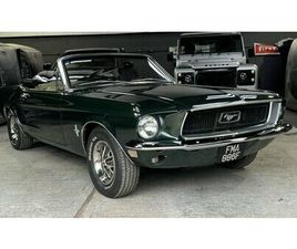 FORD MUSTANG 1968 FORD MUSTANG VERT AUTOMATIQUE, 3 VITESSES CONDUITE À...