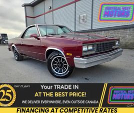 CHEVROLET EL CAMINO 1987 CHEVROLET EL CAMINO 350CI CRATE MOTOR SIDE PIPES