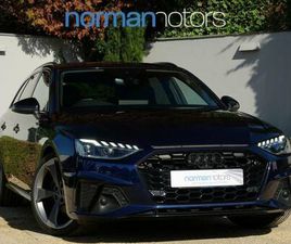 2021 AUDI A4 AVANT 2.0 TDI 35 BLACK EDITION ESTATE 5DR DIESEL S TRONIC EURO 6 (START/STOP) (163 PS) ESTA...