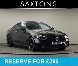 MERCEDES CLASSE E COUPE E 53 AMG MERCEDES-BENZ E CLASS 3.0 E53H BITURBO MHEV AMG NIGHT EDITION (PREMIUM PLUS) COUPE 2DR PETROL HYBRID SPDS TCT 4MATIC+ EURO COUPE 2023, 31797 MILES, £47200 - 327