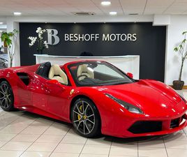 SPIDER 3.9 V8T F1=BEST COLOUR COMBO//EXTENSIVE SPEC//D REG=FULL FERRARI SERVICE HISTORY=TAILORED FINANCE PACKAGES AVAILABLE=TRADE INS WELCOME