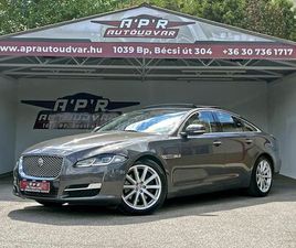 JAGUAR XJ 3.0 V6 TD SWB PREMIUM LUXURY AUT MEGA FULL.GYÖNYÖRŰ.LED LÁMPA.4X ÜLÉS FŰT/HŰT.DIGIT MŰSZERFAL.MERIDIAN.TETŐ.VÉGIG