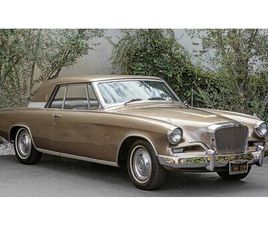 STUDEBAKER GRAN TURISMO HAWK 1962 STUDEBAKER GRAN TURISMO HAWK MARRON CONDUITE À GAUCH...