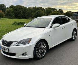 LEXUS IS IS 250 2010 LEXUS IS 250 F-SPORT 4DR AUTO + HUGE SPEC SALOON PETROL AUTOMATIC