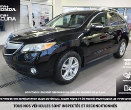 ACURA RDX 2015 TECH AWD CUIR NOIR TOIT GPS HITCH MAG 18 3.5 LIT