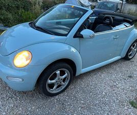 VW BEETLE 1,4. CABRIO. ALU FELGE 17 KOŽA, 2003 GOD.