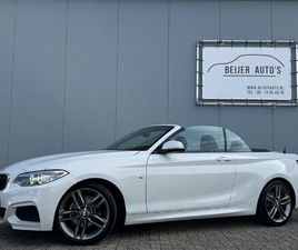 BMW SERIE 2 CABRIOLET 218 BMW 2-SERIE CABRIO 218I HIGH EXECUTIVE AUTOMAAT M-PAKKET