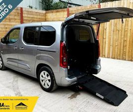 2022 VAUXHALL COMBO LIFE 4 SEAT PETROL AUTO WHEELCHAIR ACCESSIBLE DISABLED ACCESS VEHICLE WAV MPV...