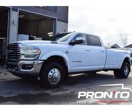 2020 RAM 3500 LARAMIE LONGHORN 4X4 CREW CAB 8' BOX * 6.7L DIESEL