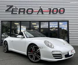 PORSCHE 911 CABRIOLET 997 PORSCHE 911 997 PHASE 2 CABRIOLET 3,6 FLAT 6 345CH BOITE MANUELLE 6( BLANC NACRÉ SATINÉ, COMPTEUR...