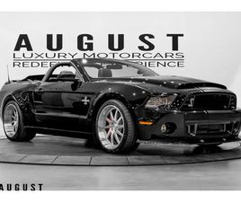 2013 FORD MUSTANG CONVERTIBLE SHELBY GT500 SUPER SNAKE WIDEBODY CONV