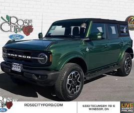 FORD BRONCO 2022 FORD BRONCO OUTER BANKS 4WD