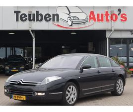 CITROËN C6 2.7 HDIF V6 EXCLUSIVE (TOP AUTO), CLIMATE CONTROL, LEDEREN BEKLEDING, VOOR- EN ACHTER STOELEN VERWARMBAAR, LUCHTVERING, TREKHAAK