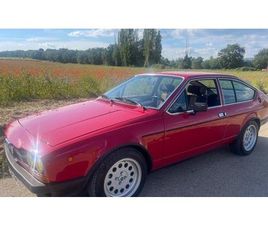 ALFA ROMEO GTV 1980 ALFA ROMEO GTV ROUGE MANUEL CONDUITE À GAUCHE IN LE...