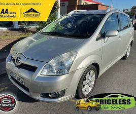 TOYOTA COROLLA VERSO TOYOTA VERSO 2.2 D-4D T SPIRIT MPV 5DR DIESEL MANUAL (167 G/KM, 134 BHP)