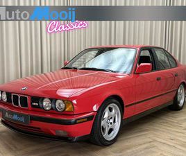 BMW SERIE 5 M5 BMW M5 - 5-SERIE E34 3.6 - 5-SPEED MANUAL / BRILLANTROT / 315 PK / 1991 / 17