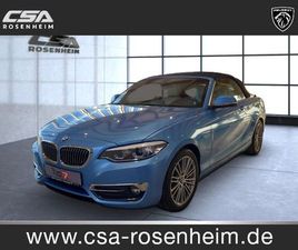 BMW SERIE 2 CABRIO 220 BMW 220 220 I LUXURY LINE BLUETOOTH NAVI LED KLIMA