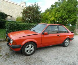 FORD ESCORT XR3 FORD ESCORT XR3 I - 1983