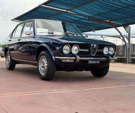 ALFA ROMEO ALFETTA SCUDO STRETTO TARGA ROMA KM 49.000 DA NUOVA