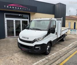IVECO DAILY 20 825 HT 3.0D 150CV 35C15 / BENNE + COFFRE / TVA RÉCUPÉRABLE / MOTEUR À CHAINE