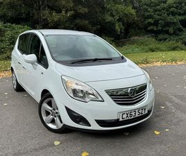 VAUXHALL MERIVA 2013 (63) - 1.4 16V TECH LINE EURO 5 5DR