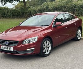VOLVO S60 T3 2016 (16) - 2.0 T3 SE SALOON 4DR PETROL MANUAL EURO 6 (START/STOP) (152 PS)