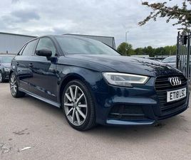 AUDI A3 SPORTBACK 1.5 TFSI COD BLACK EDITION SPORTBACK S TRONIC EURO 6 (START/STOP) 5DR
