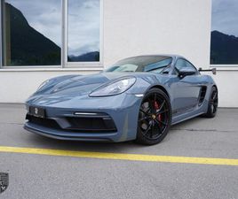 718 CAYMAN GTS GRAPHITBLAU 2.5 [ HANDGESCHALTET ] [ CARBON H