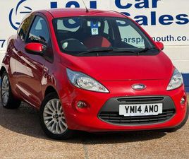 2014 FORD KA 1.2 ZETEC