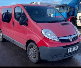 2014/14 VAUXHALL VIVARO CDTI 115PS CREWVAN NO VAT TO BE ADDED