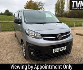 2019 VAUXHALL VIVARO 1.5TD 2900 L2H1 DYNAMIC