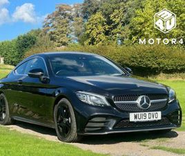 MERCEDES CLASSE C COUPE C 200 2019 MERCEDES-BENZ C-CLASS 1.5 C200 AMG LINE (PREMIUM)(START/STOP) COUPE 2D