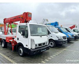 NISSAN CABSTAR PODNOŚNIK KOSZOWY 22M RUTHMANN TBR 220 ZWYŻKA WUMAG GSR 14M… WIDELKI - SPRZEDAJEMY.PL